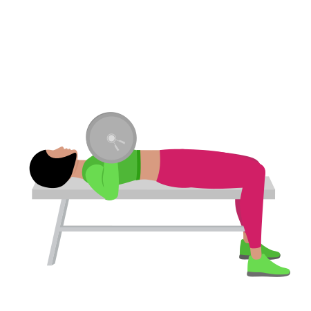 Barbell Bench Press Side View