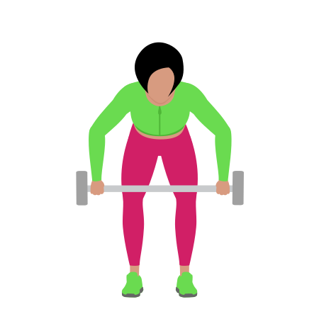 Barbell Rear Delt Row