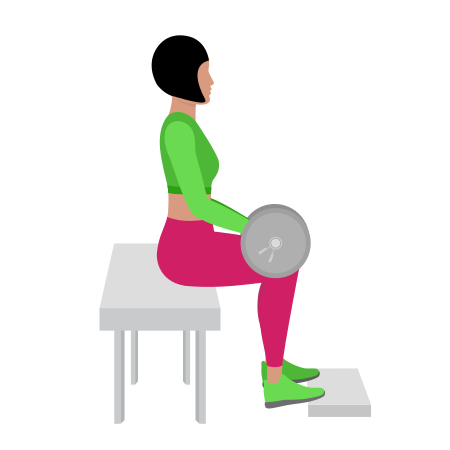 Barbell Seated Calf Raise