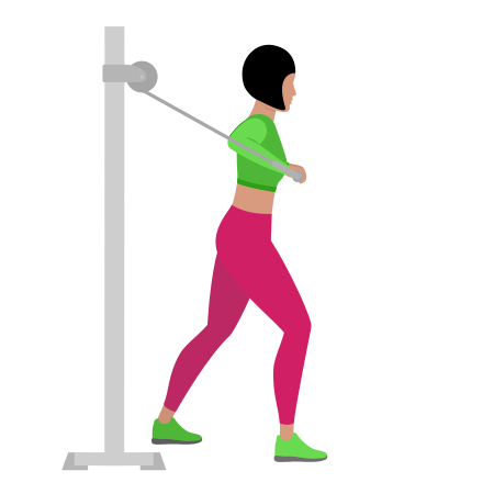 Cable Decline Chest Press