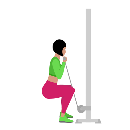 Cable Goblet Squat