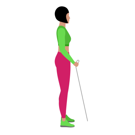 Cable One Arm Hammer Rope Curl