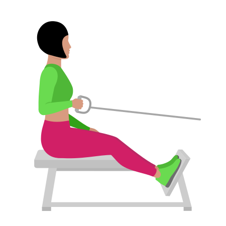 Cable Seated Single Arm Row