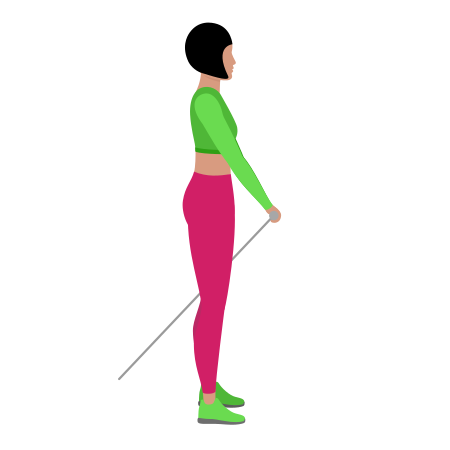 Cable Shoulders Front Raise