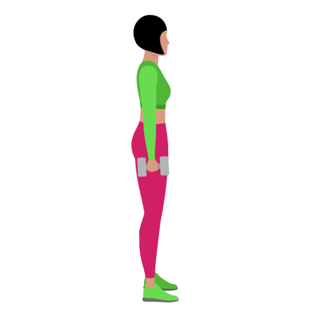 Dumbbell Hammer Curl Alternating