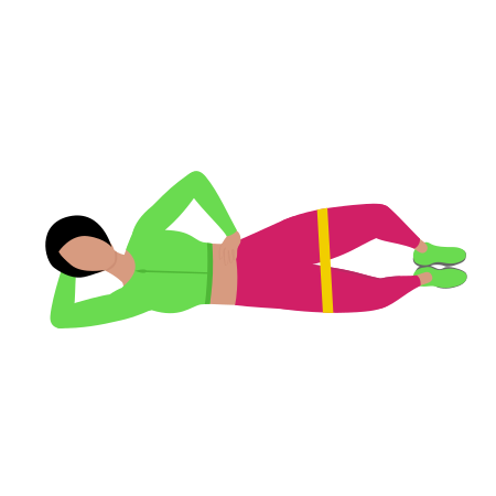 Resistance Band Clamshell