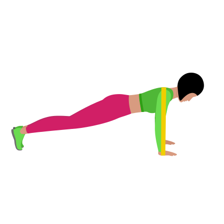Resistance Band Push Up