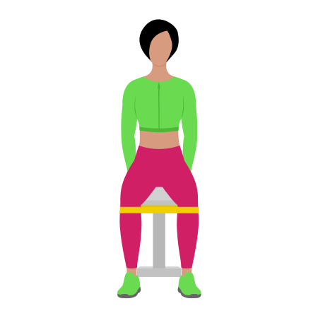 Resistance Band Seated Hip Abduction