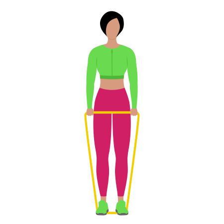 Resistance Band Shrug