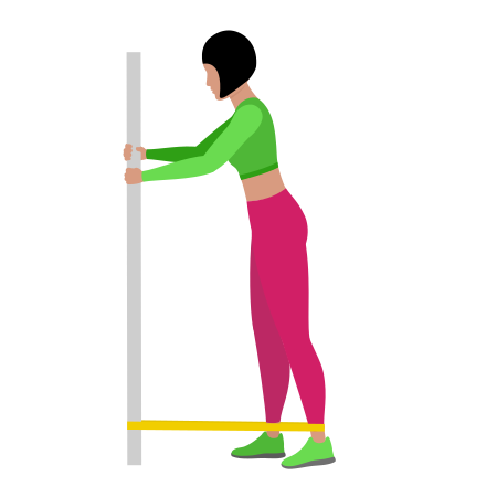 Resistance Band Standing Glute Kickback