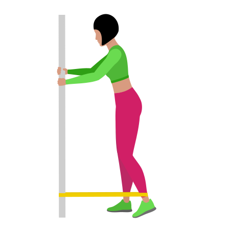 Resistance Band Standing Leg Curl