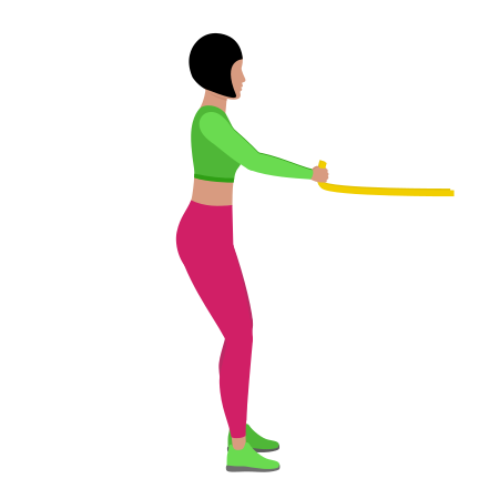 Resistance Band Standing Row