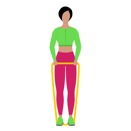 Resistance Band Upright Row