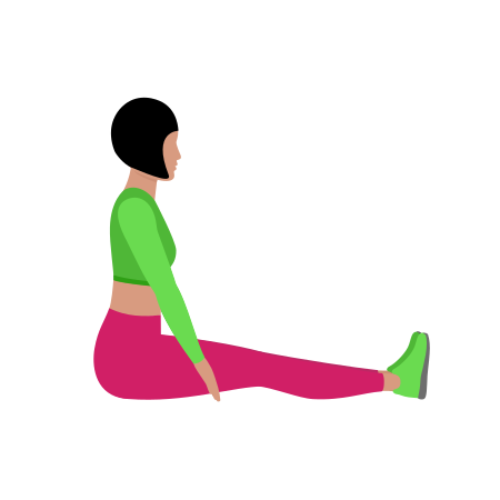 Seated Forward Bend Stretching