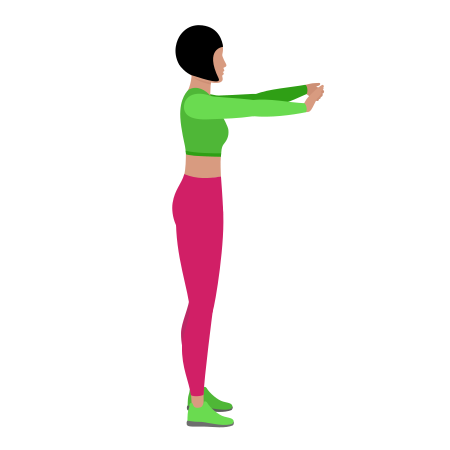 Standing Forearm Flexor Stretching