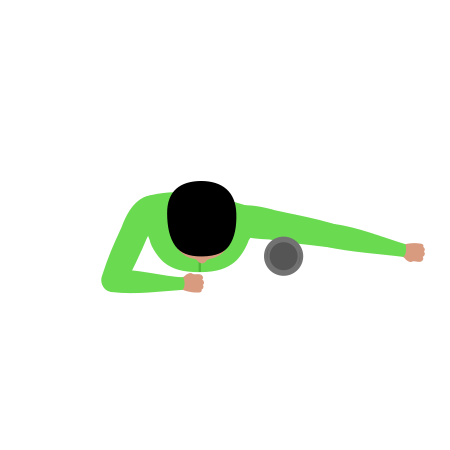 Woman Rolling Bicep