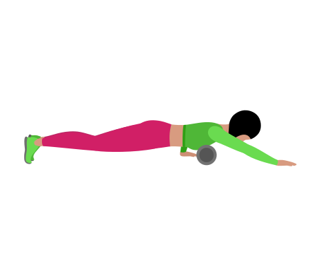 Woman Rolling Chest