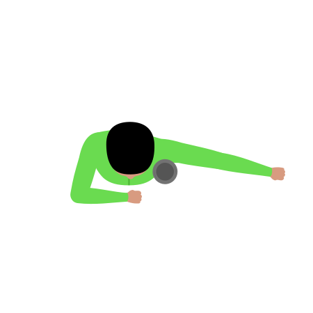 Woman Rolling Front Deltoid