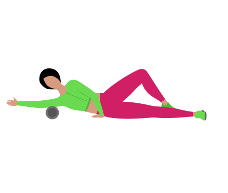 Woman Rolling Tricep
